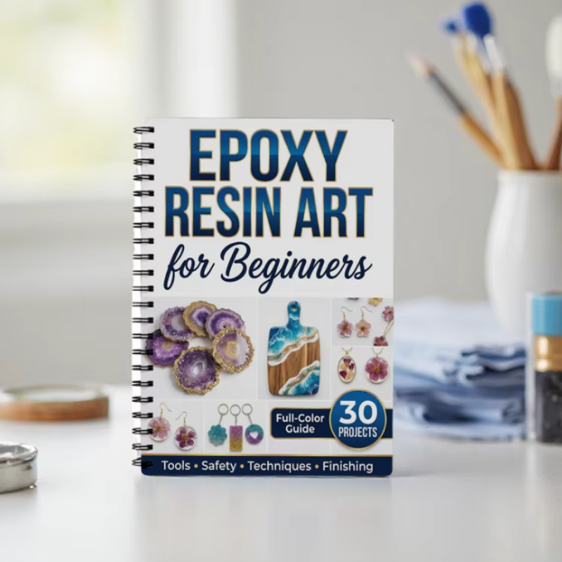 Resin Art Guide Free - 1pcs Epoxy Resin Art for Beginners,