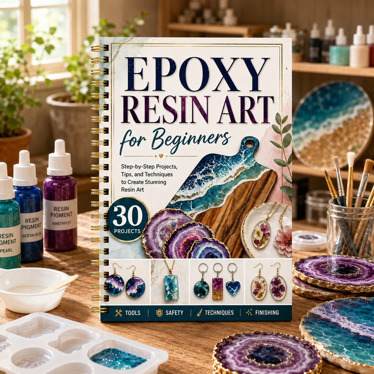 Resin Art Guide Free - Epoxy Resin Art for Beginners, A5