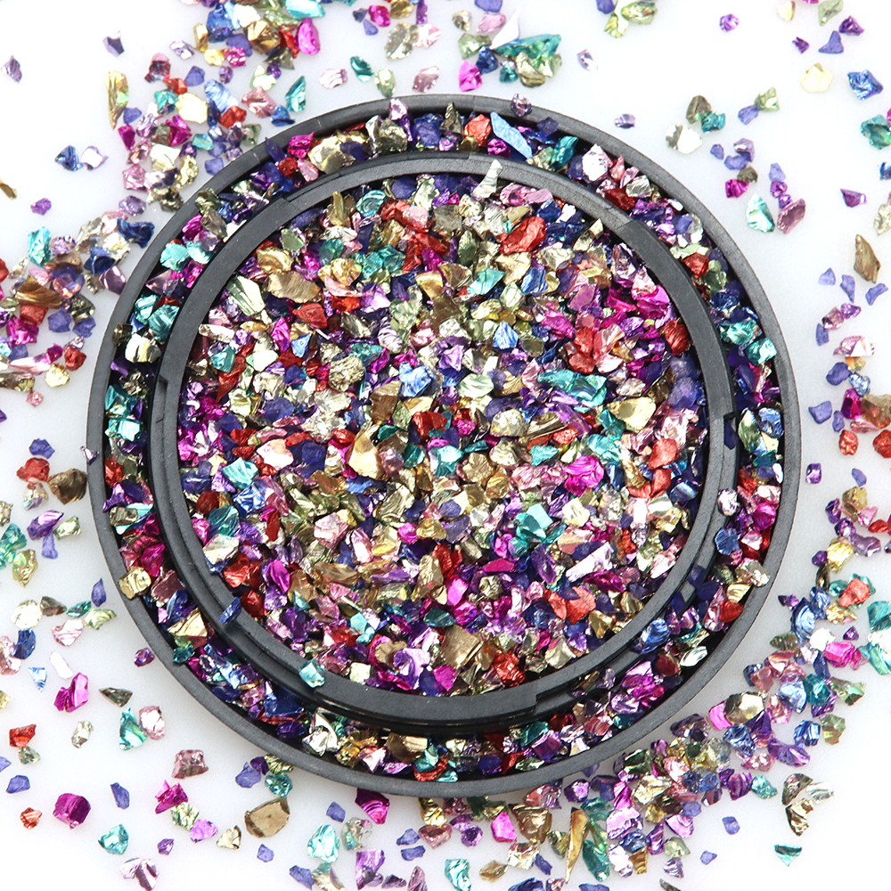 Multi color mixed nail 10g/Lot - Resin Art Necklace review and price