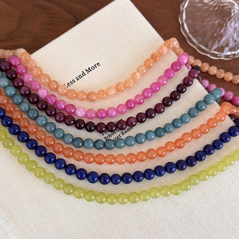 Trendy Simple Colorful Natural - Resin Art Necklace review and price