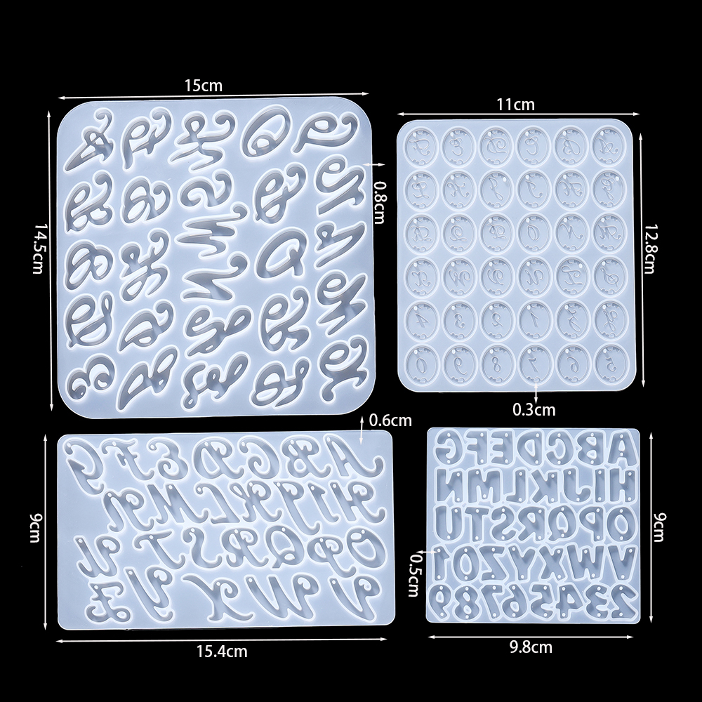 Alphabet Epoxy Resin Silicone  - Resin Art Pro review and price