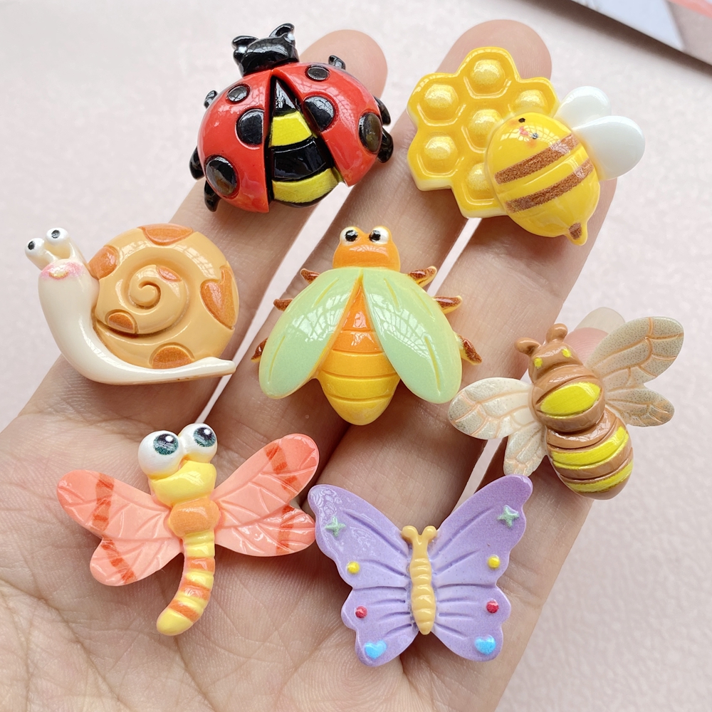 10Pcs Cartoon Resin Cute Bees, - Resin Art Phone Case review and price