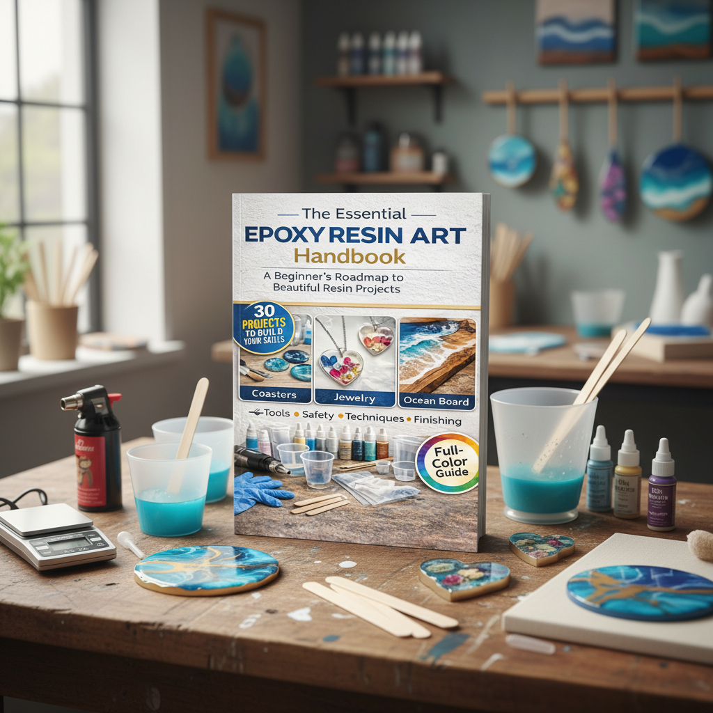 Epoxy Resin Art Handbook Begin - Resin Art Guide Free review and price