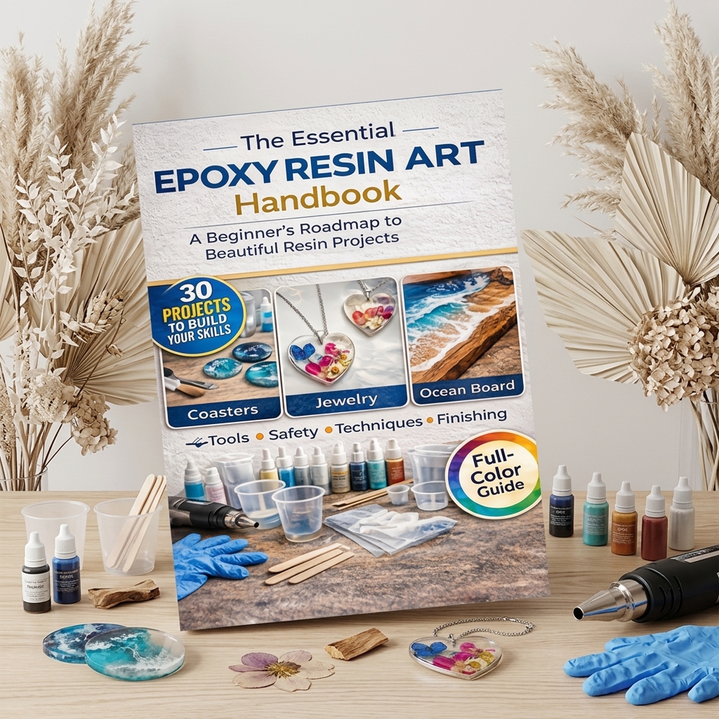 Epoxy Resin Art Handbook Begin - Resin Art Guide Free review and price