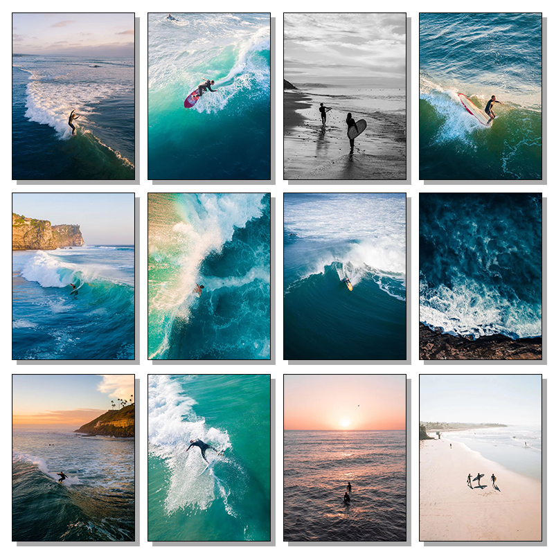 Beach Sunset Surfer Surfing Co - Resin Art Beach review and price