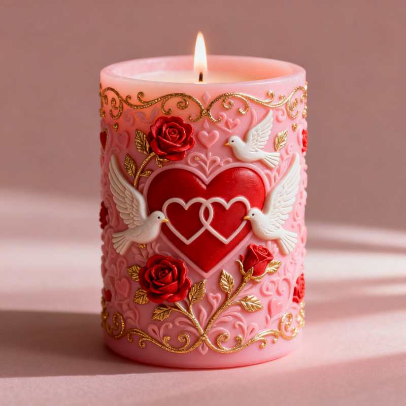 Double Heart Connected White D - Resin Art And Design review and price