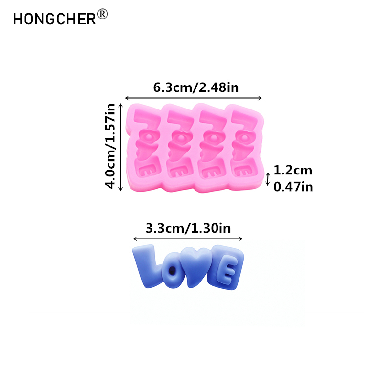 LOVE letters silicone mold diy - Resin Art Phone Case review and price