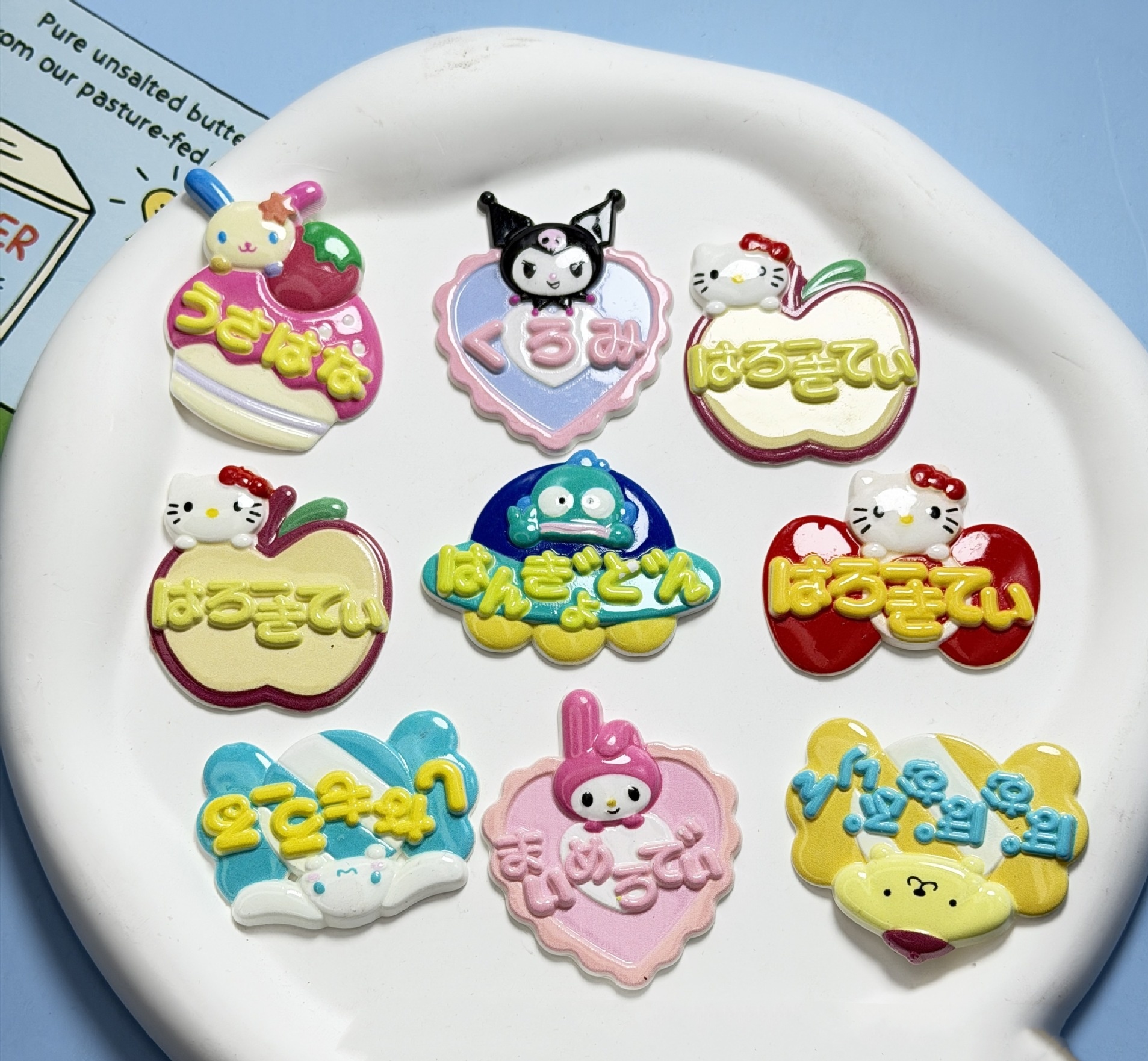 10PCS Cute Character Resin Cab - Resin Art Phone Case review and price