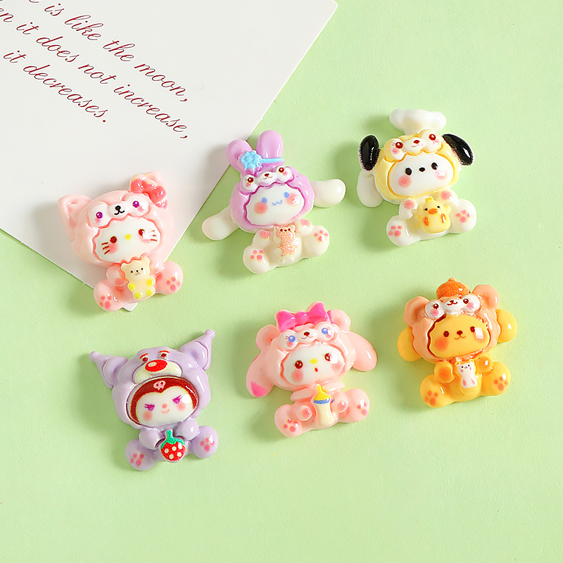 18/20PCS Cute Cartoon Animals  - Resin Art Phone Case review and price