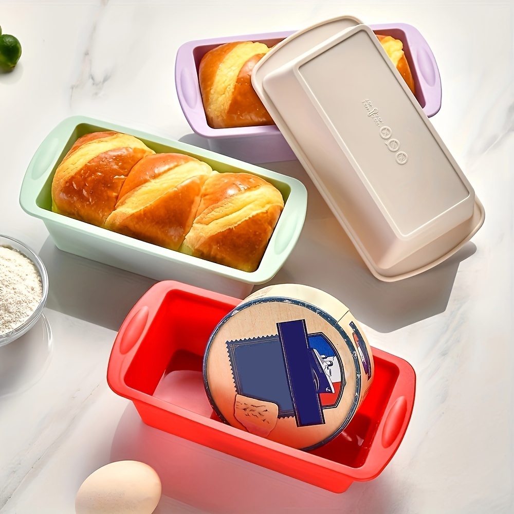 1/4pcs Non-Stick Loaf Pans Fle - Tray Mold Rectangle review and price