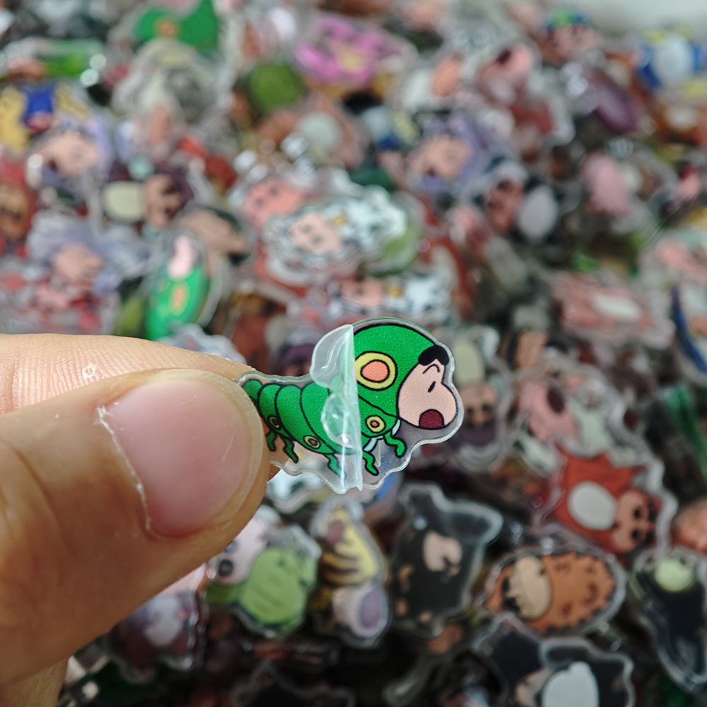50pcs/set Cartoon Crayon Shin- - Resin Art Phone Case review and price