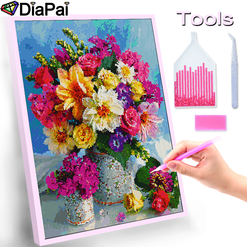 DIAPAI Diy 5d Diamond Painting - Resin Art Beach review and price