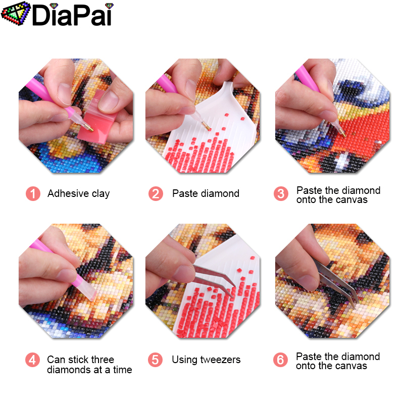 DIAPAI Diy 5d Diamond Painting - Resin Art Beach review and price