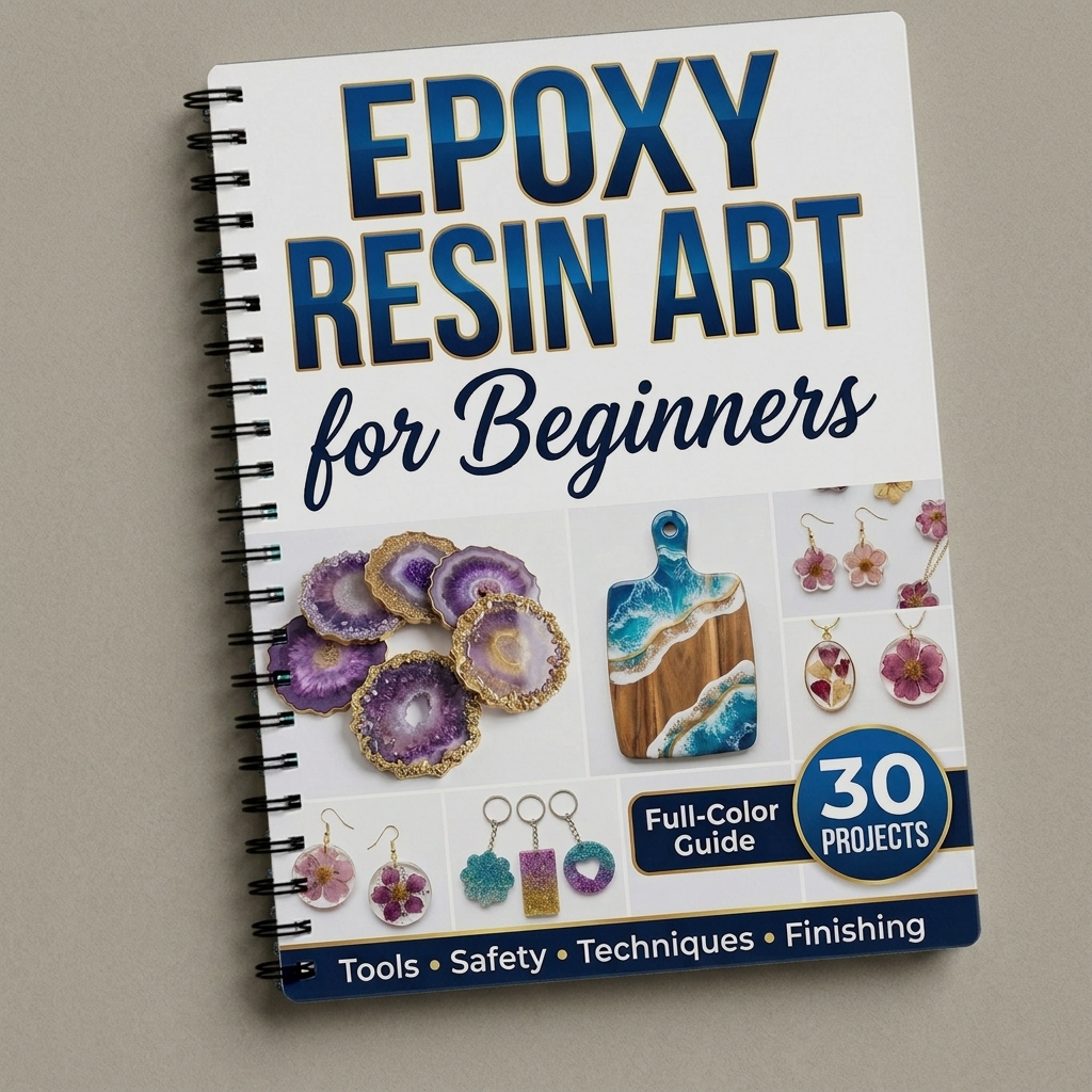 Epoxy Resin Art Handbook Begin - Resin Art Guide Free review and price