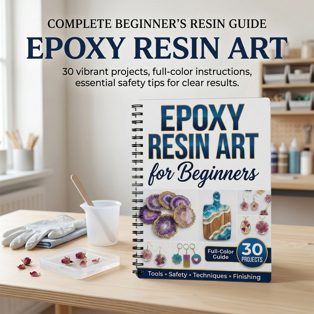 Epoxy Resin Art Handbook Begin - Resin Art Guide Free review and price
