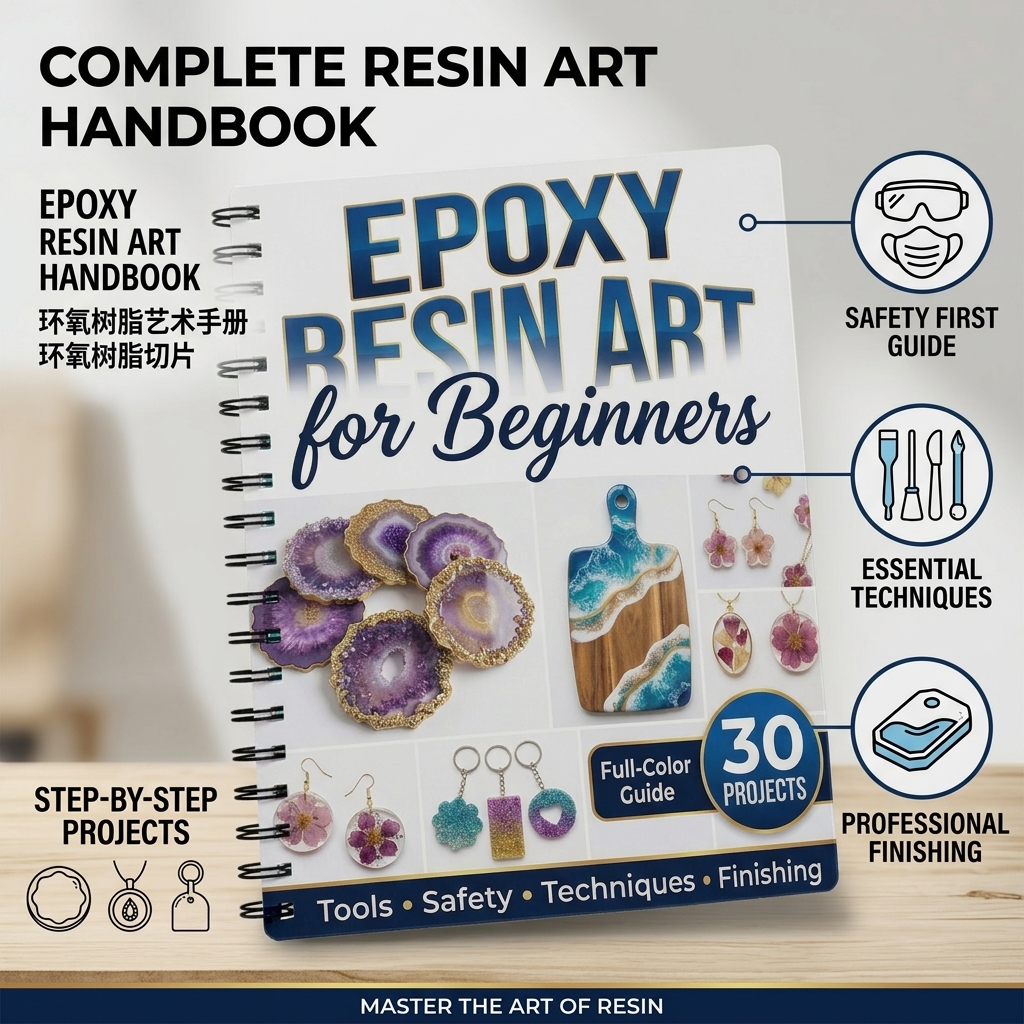 Epoxy Resin Art Handbook Begin - Resin Art Guide Free review and price