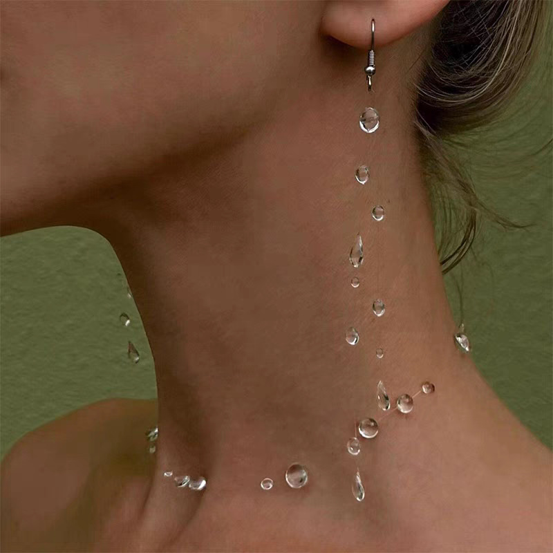 Fashion Handmade Water Drop Ne - Resin Art Necklace review and price