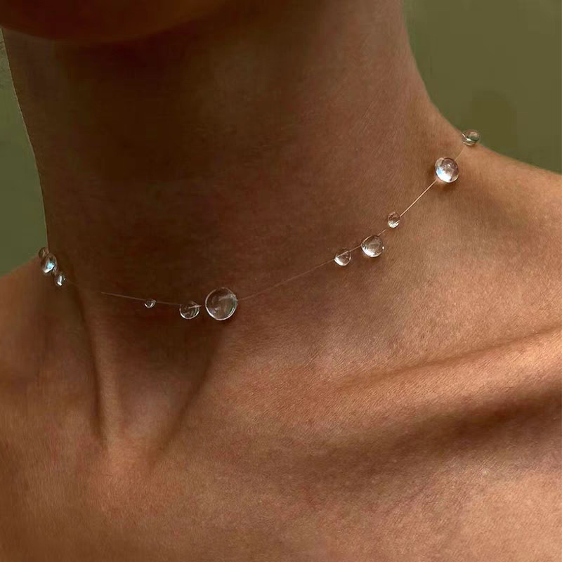 Fashion Handmade Water Drop Ne - Resin Art Necklace review and price