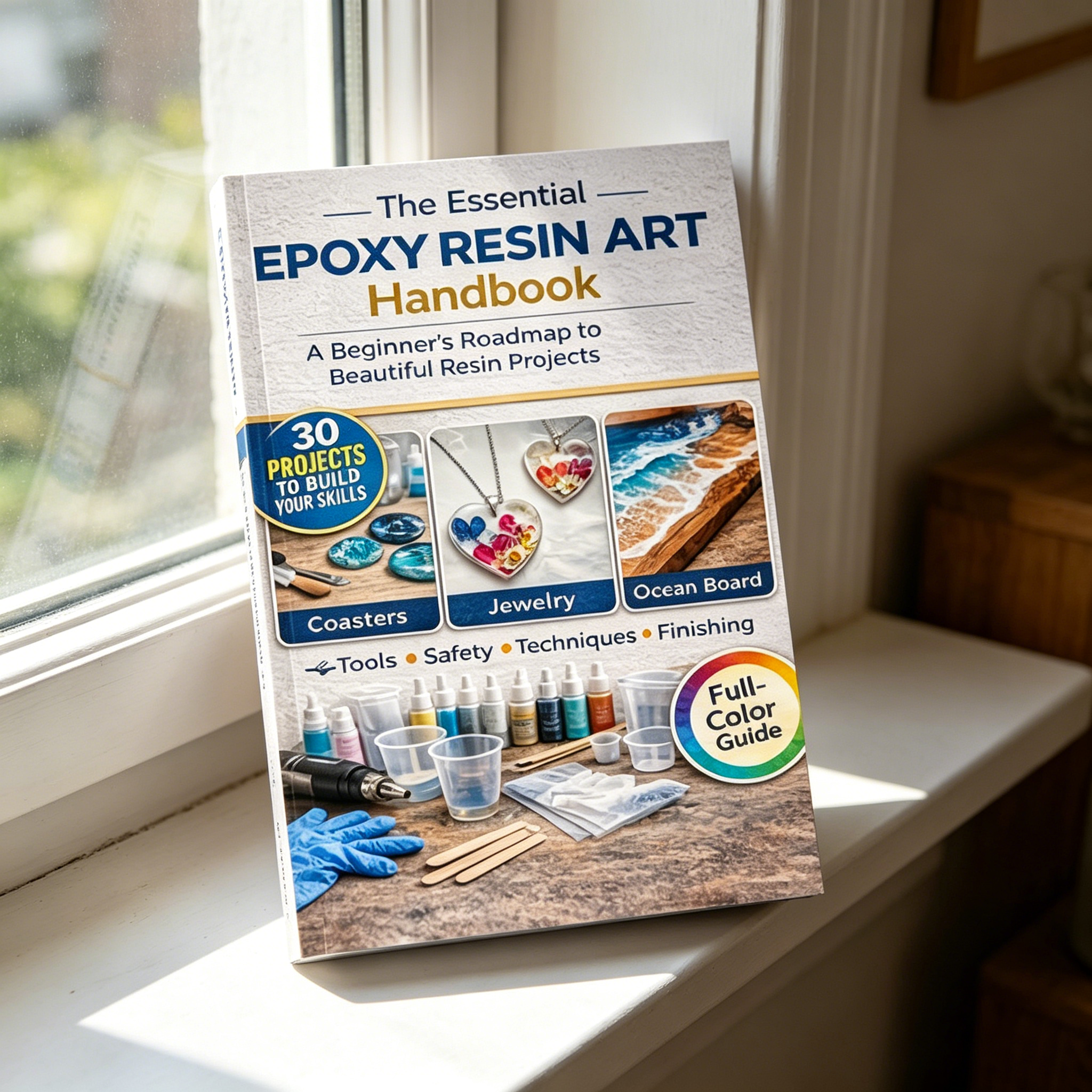 Epoxy Resin Art Book Guide for - Resin Art Guide Free review and price