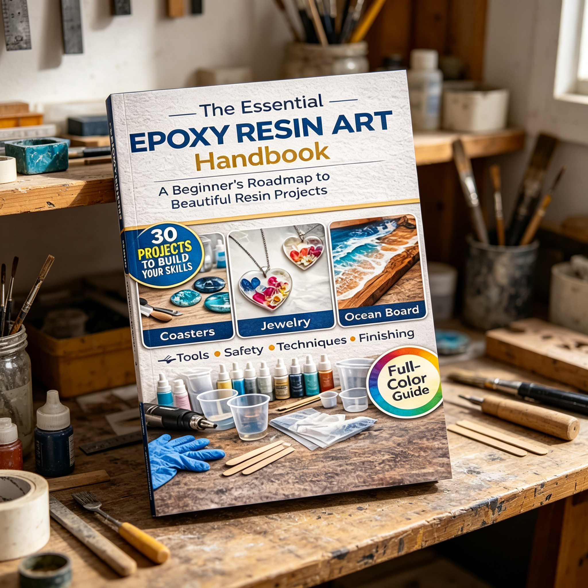 Epoxy Resin Art Book Guide for - Resin Art Guide Free review and price
