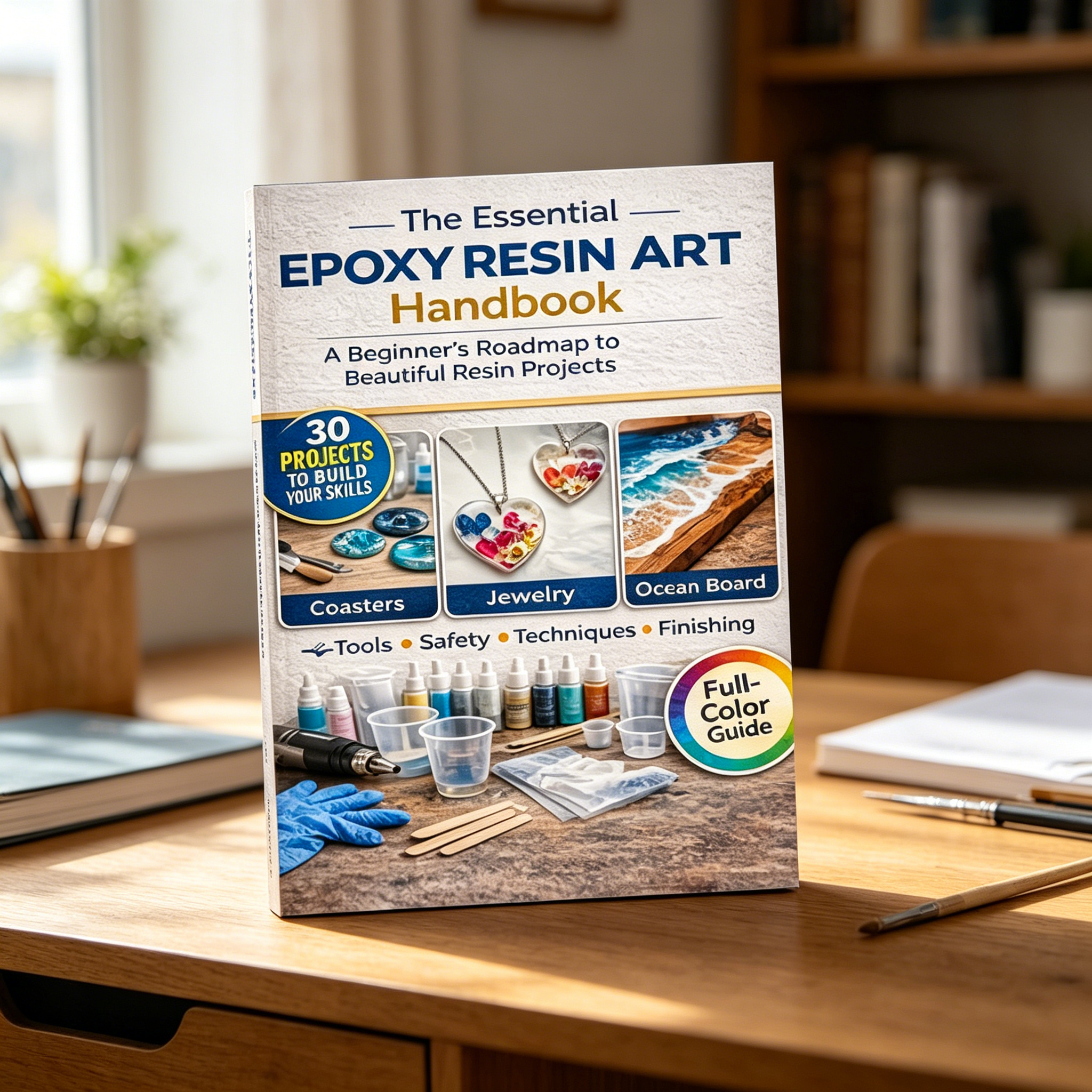 Epoxy Resin Art Book Guide for - Resin Art Guide Free review and price