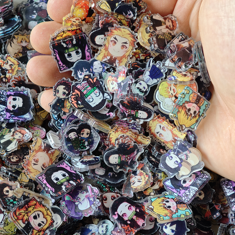 50pcs/set Demon Slayer Anime R - Resin Art Phone Case review and price