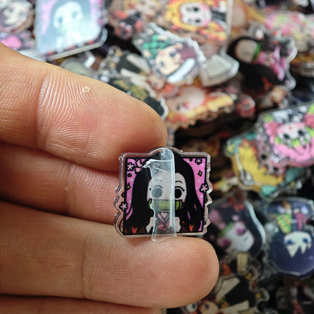 50pcs/set Demon Slayer Anime R - Resin Art Phone Case review and price