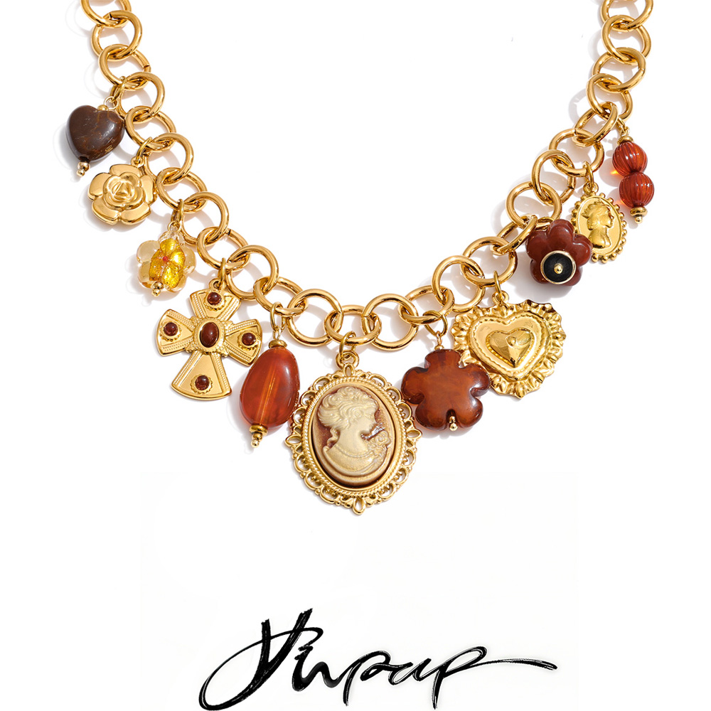 Yhpup Exclusive Design Handmad - Resin Art Necklace review and price