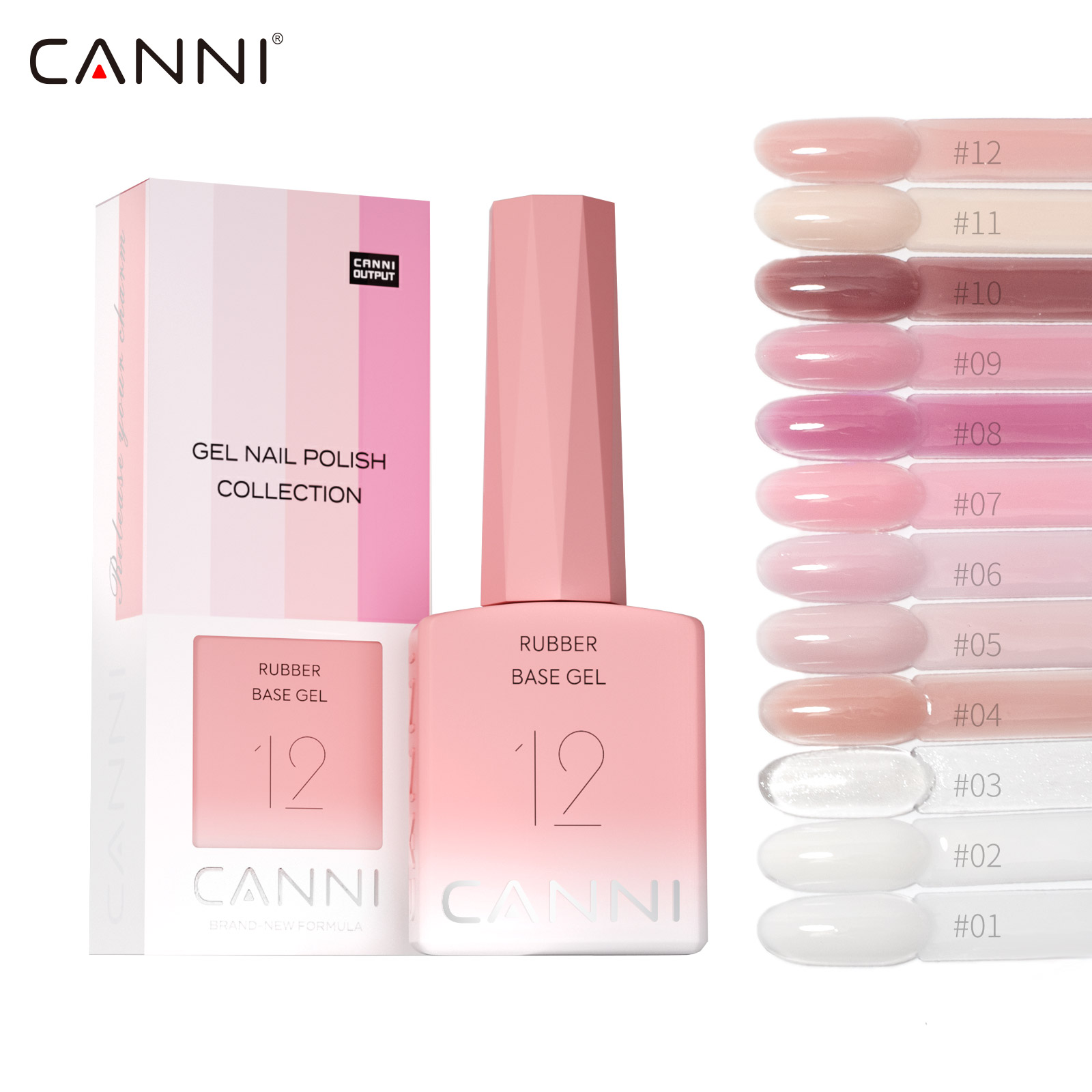 CANNI Color Rubber Base Gel 2i - Resin Art Training review and price