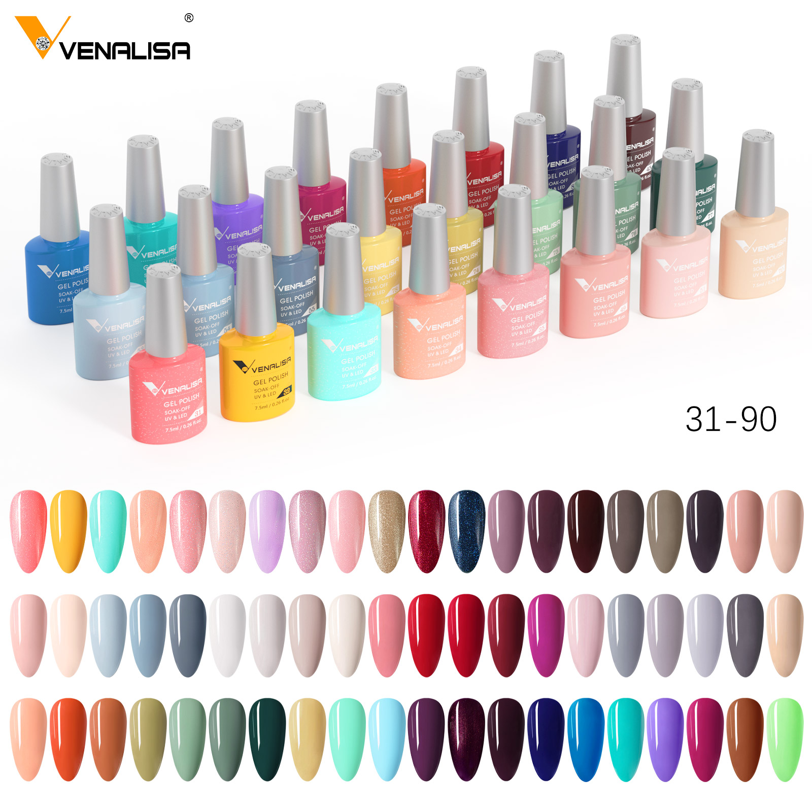 VENALISA Nail Gel Polish 7.5ml - Resin Art Training review and price