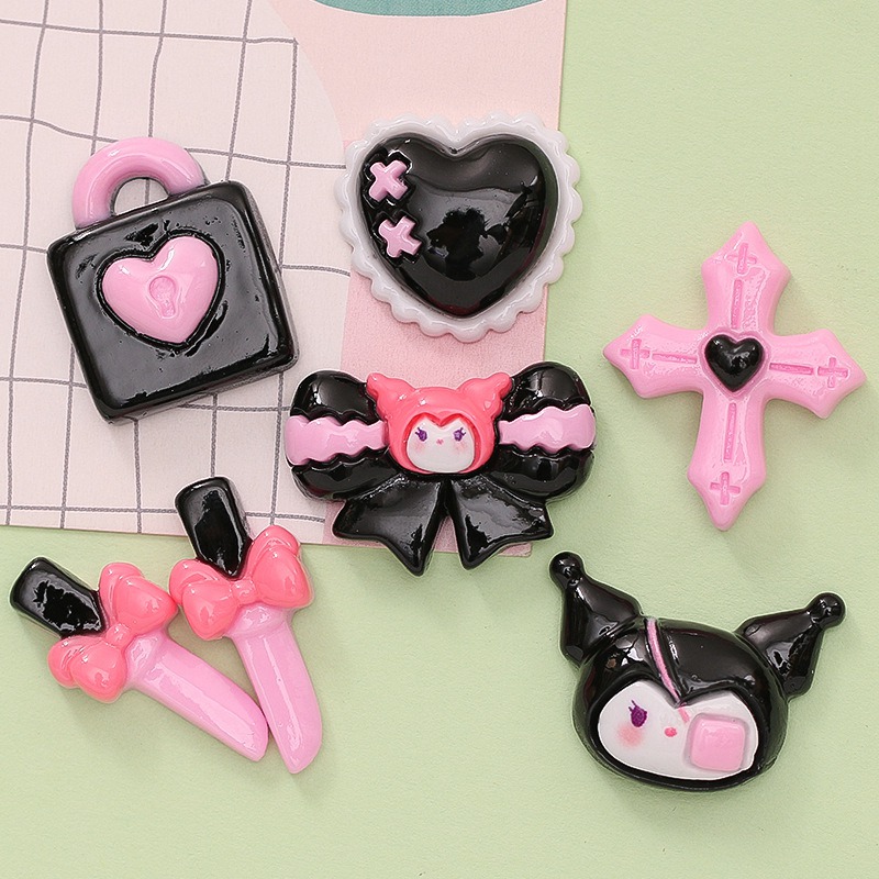 10 Pcs New Cute Mini Cartoon A - Resin Art Phone Case review and price