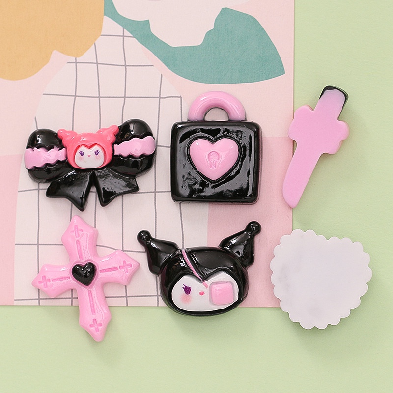 10 Pcs New Cute Mini Cartoon A - Resin Art Phone Case review and price