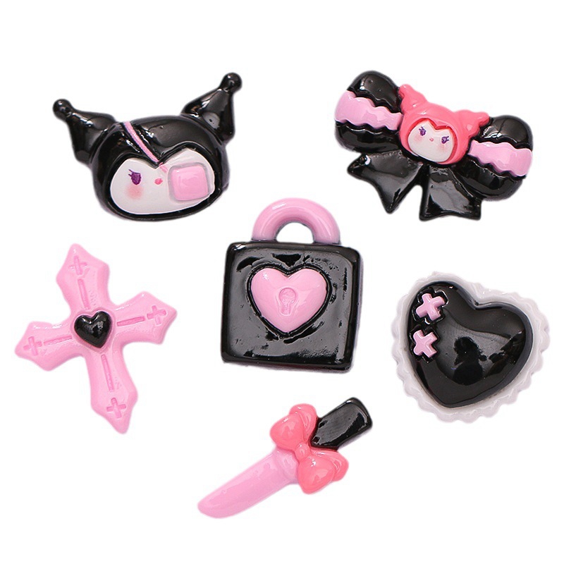 10 Pcs New Cute Mini Cartoon A - Resin Art Phone Case review and price