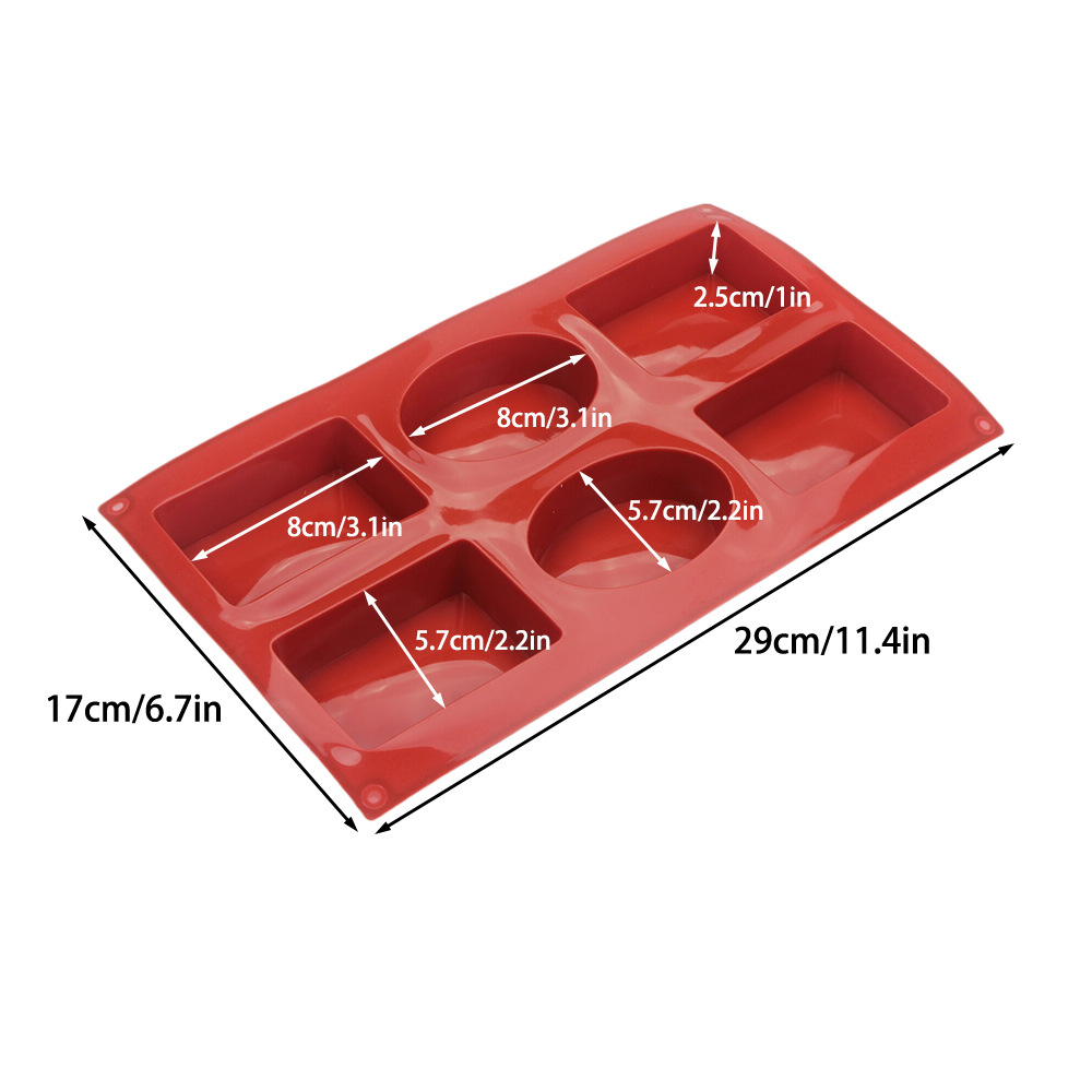 Silicone Rectangle Oval Combo  - Tray Mold Rectangle review and price