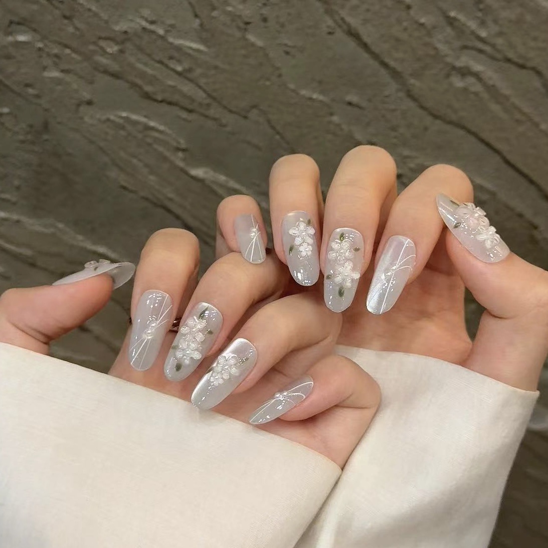 10pcs Glitter Sliver Press On  - Resin Art And Design review and price