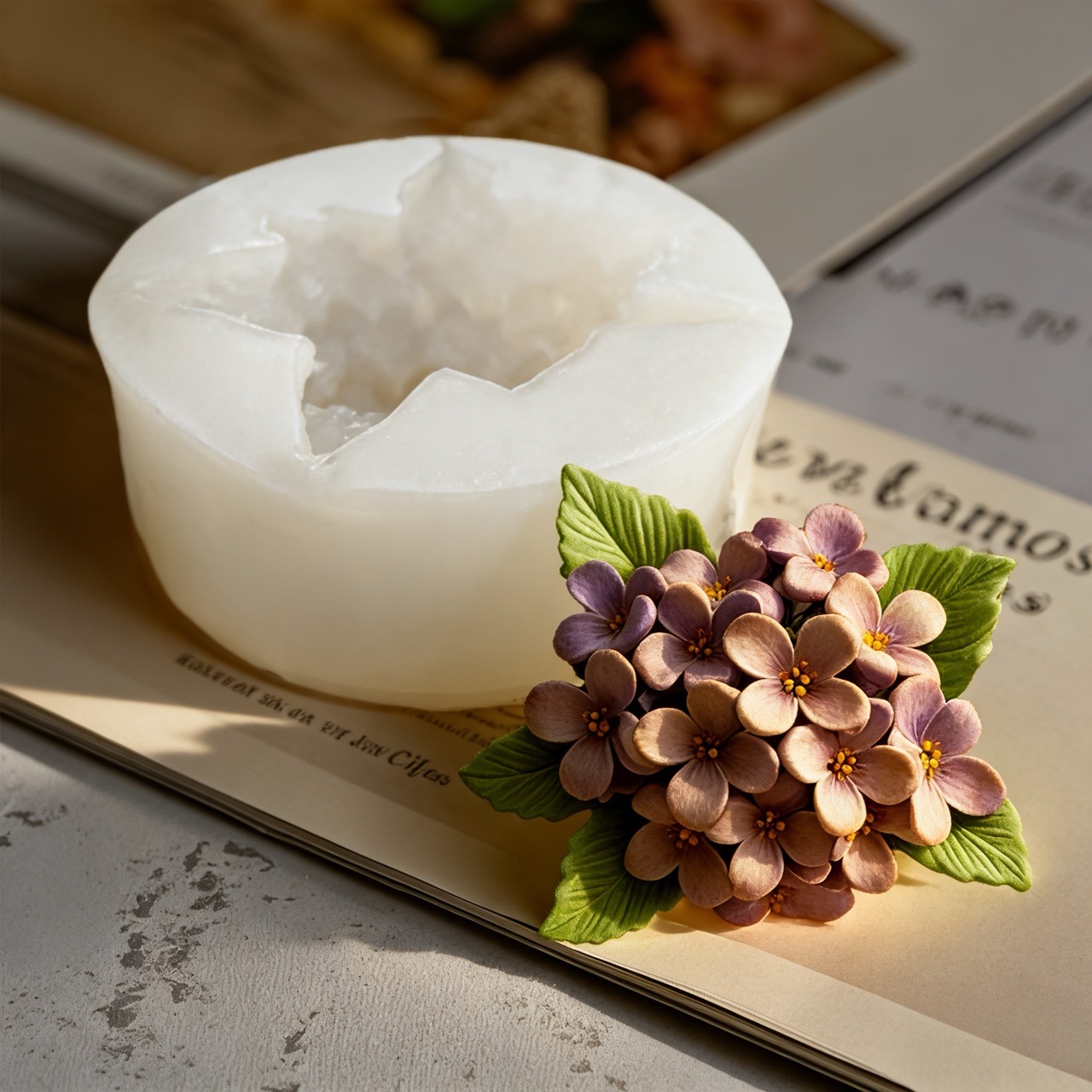 2-Piece 3D Rose and Lilac Sili - Resin Art And Design review and price