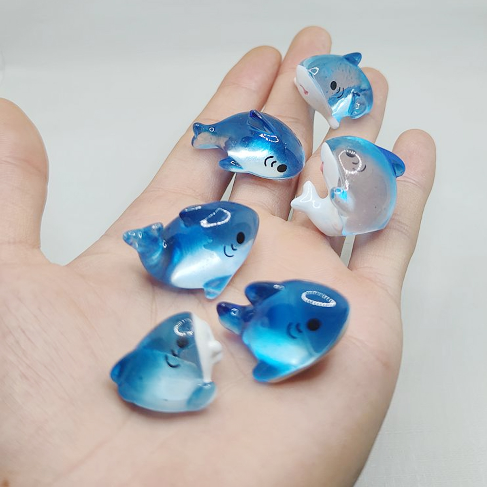 3/6pcs Mini Resin Shark Miniat - Resin Art Beach review and price
