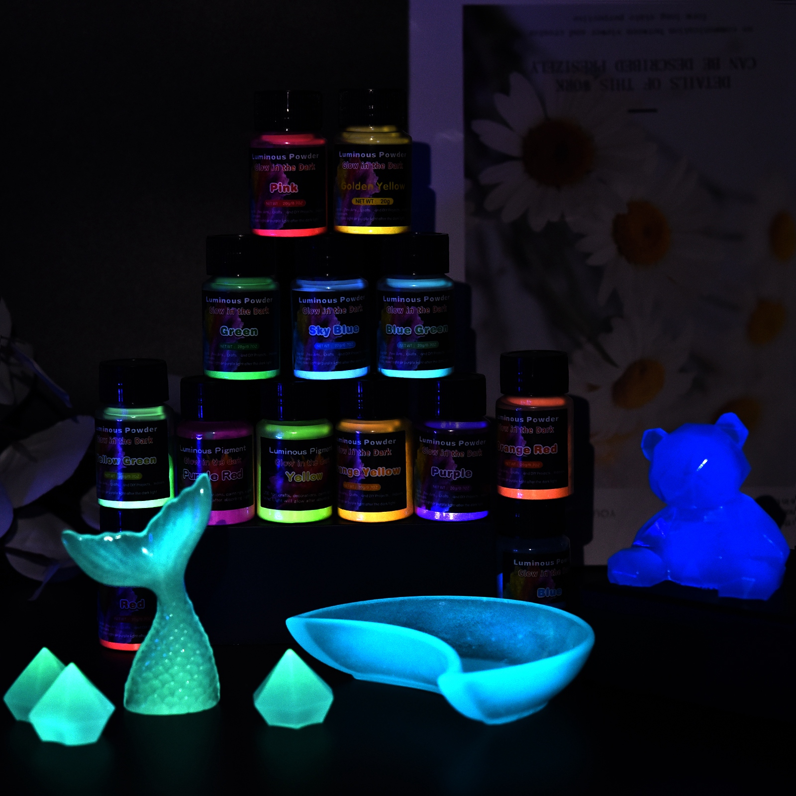 20g Luminous Glitter Powder Ph - Resin Art Pro review and price