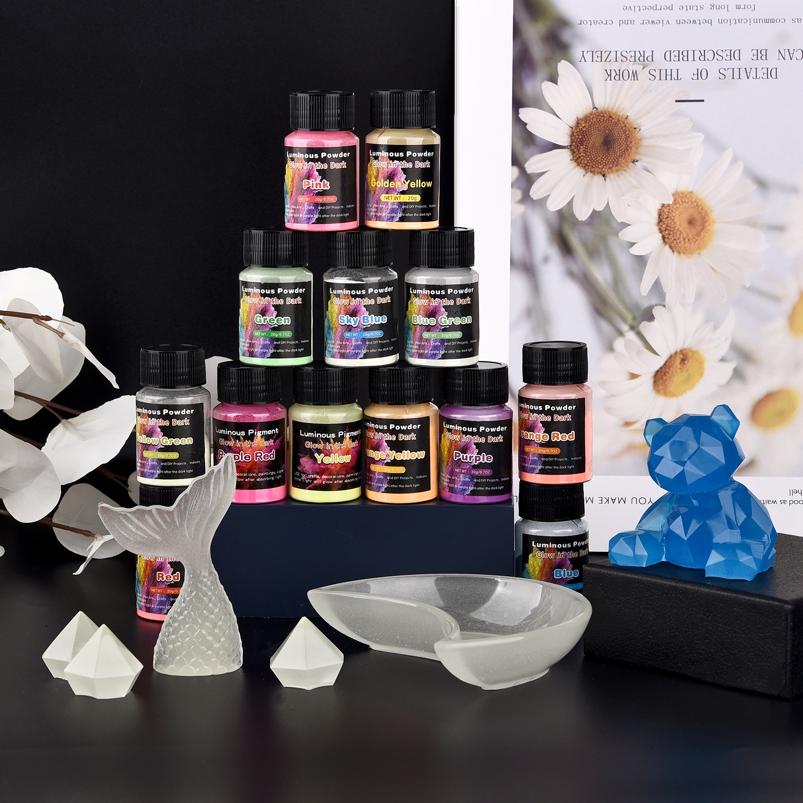 20g Luminous Glitter Powder Ph - Resin Art Pro review and price