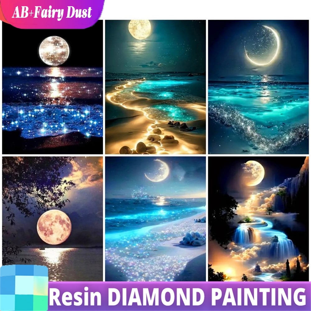 Resin Fairy Dust AB Landscape  - Resin Art Beach review and price