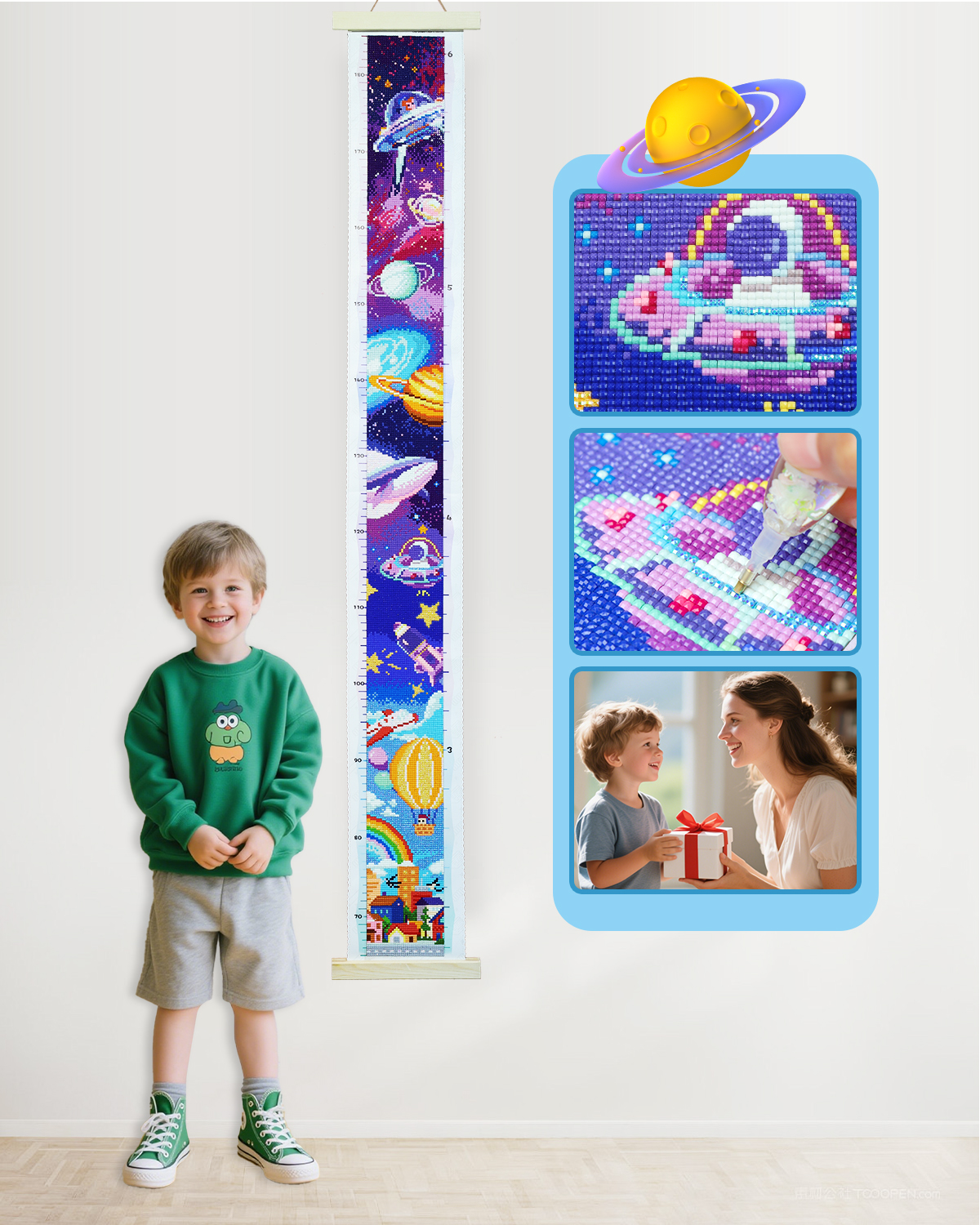 ForeverYoung DIY Growth Chart  - Resin Art For Kids review and price
