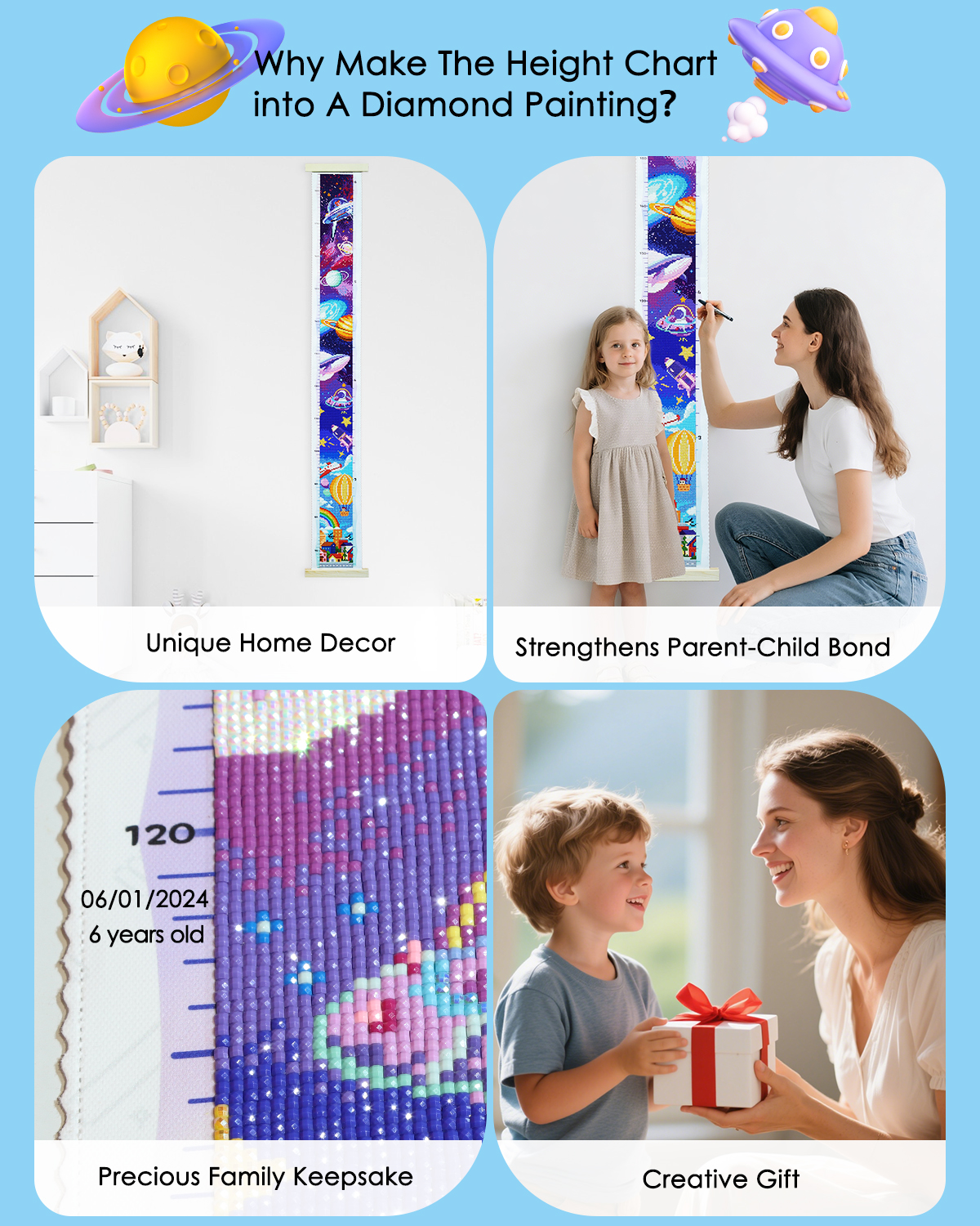 ForeverYoung DIY Growth Chart  - Resin Art For Kids review and price