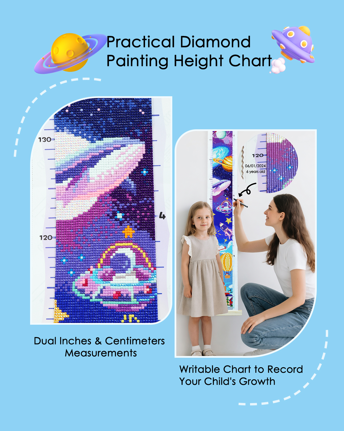 ForeverYoung DIY Growth Chart  - Resin Art For Kids review and price