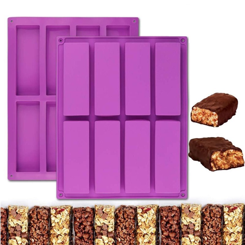 8 Cavity Rectangle Silicone ca - Tray Mold Rectangle review and price