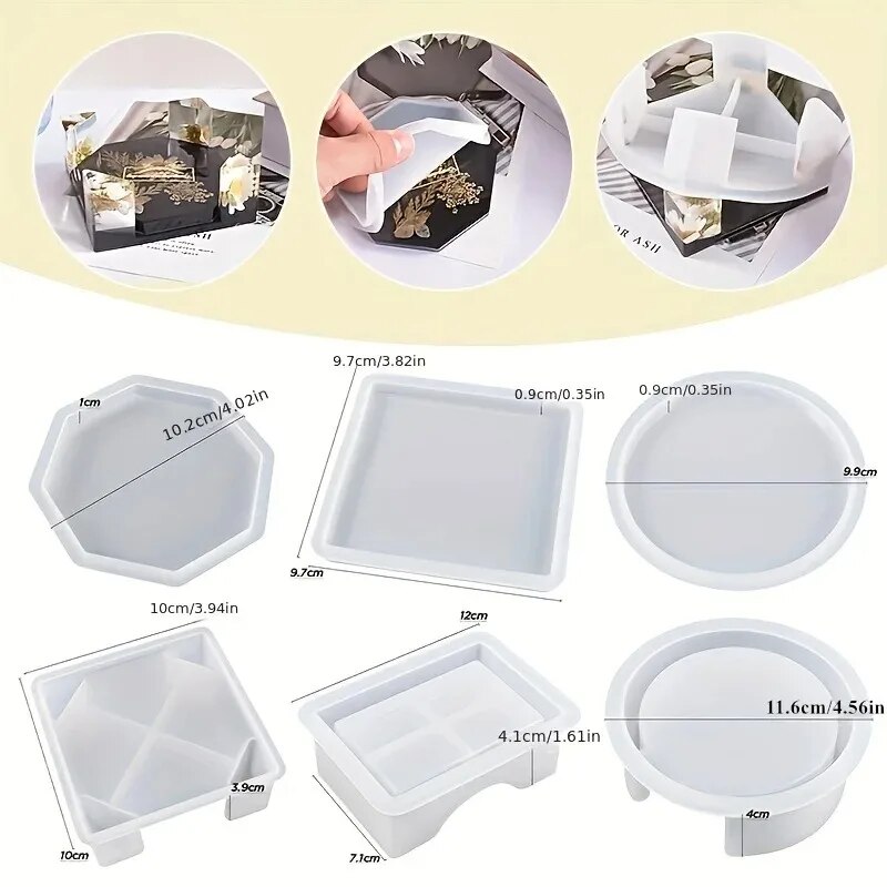 Coaster Resin Molds Set Includ - Resin Art Pro review and price