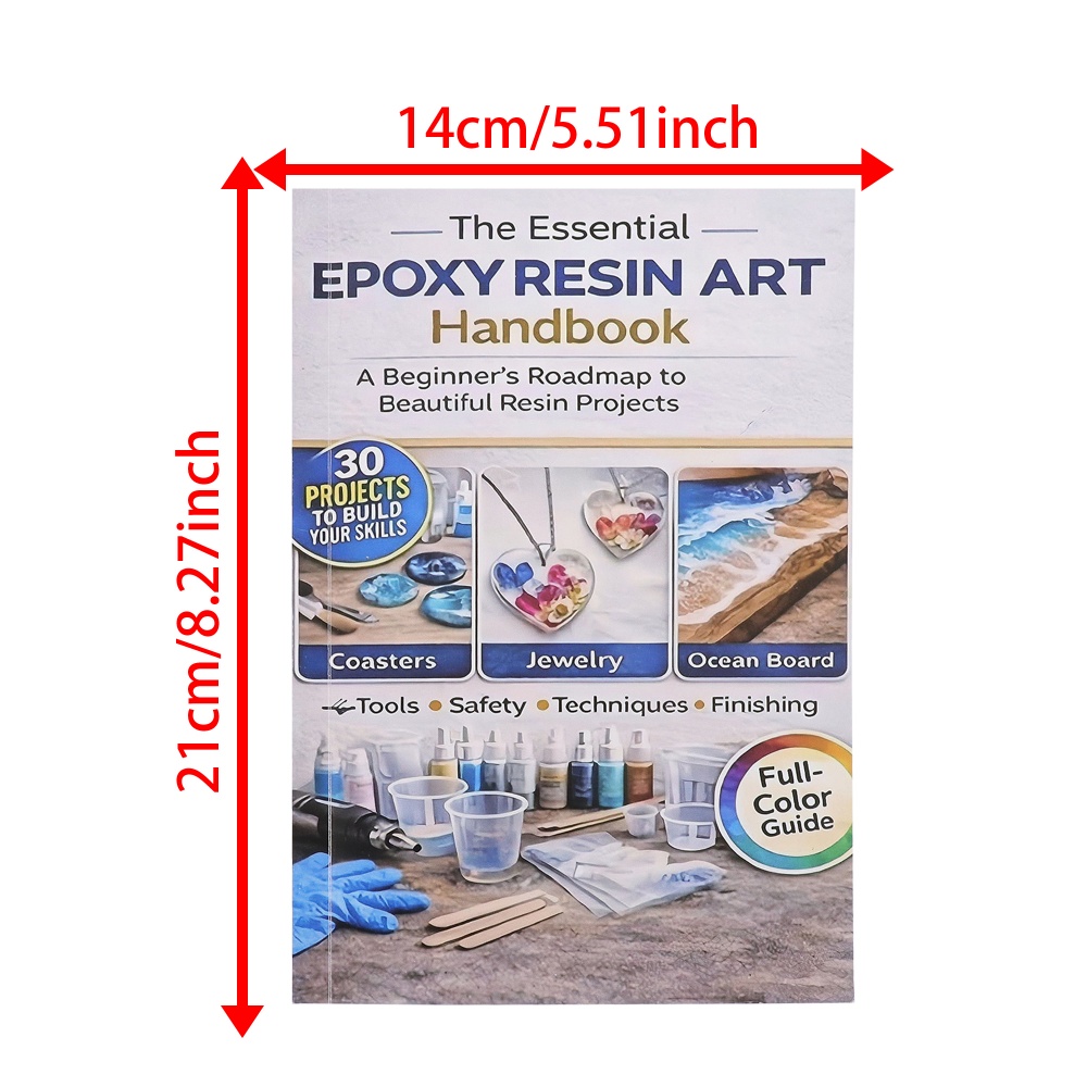 Epoxy Resin Art Handicraft Boo - Resin Art Guide Free review and price