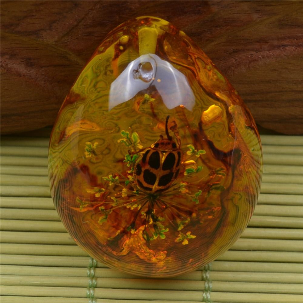 DIY Jewelry Craft Amber Stone  - Resin Art Necklace review and price