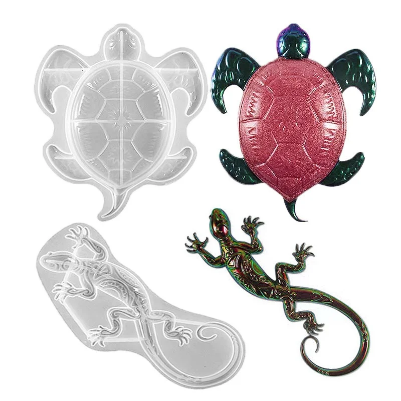 Pattern Gecko Sea Turtle Ornam - Resin Art Beach review and price