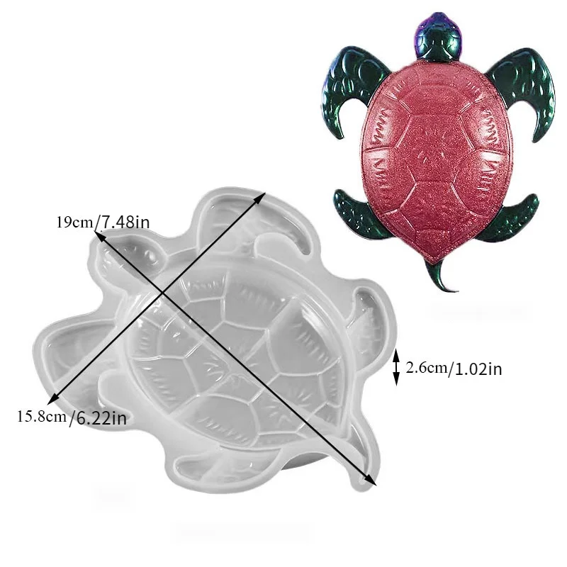 Pattern Gecko Sea Turtle Ornam - Resin Art Beach review and price