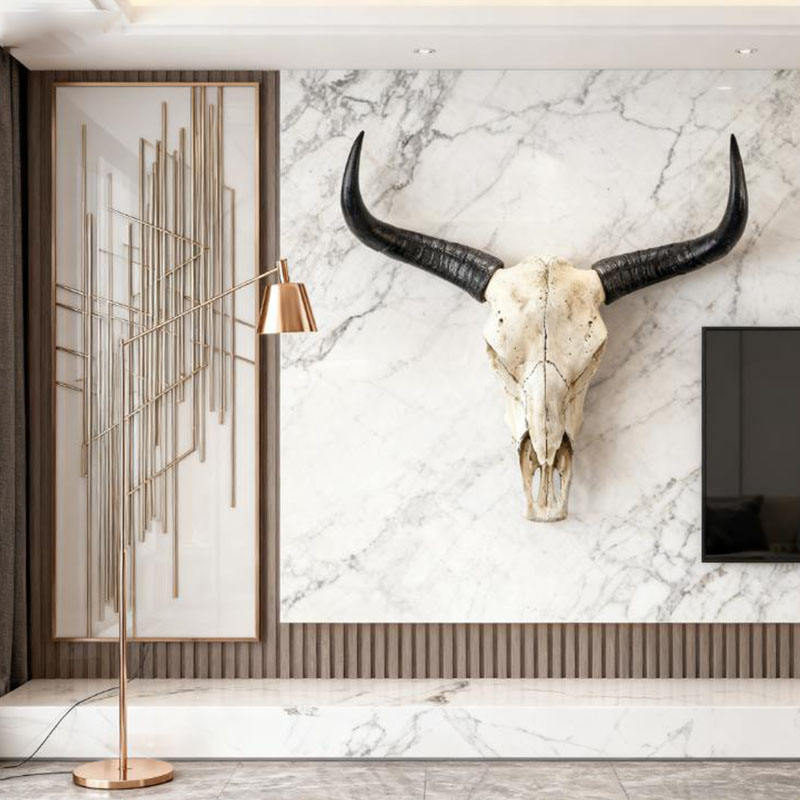 Long Horn Bull Skull Decor wit - Resin Art And Design review and price